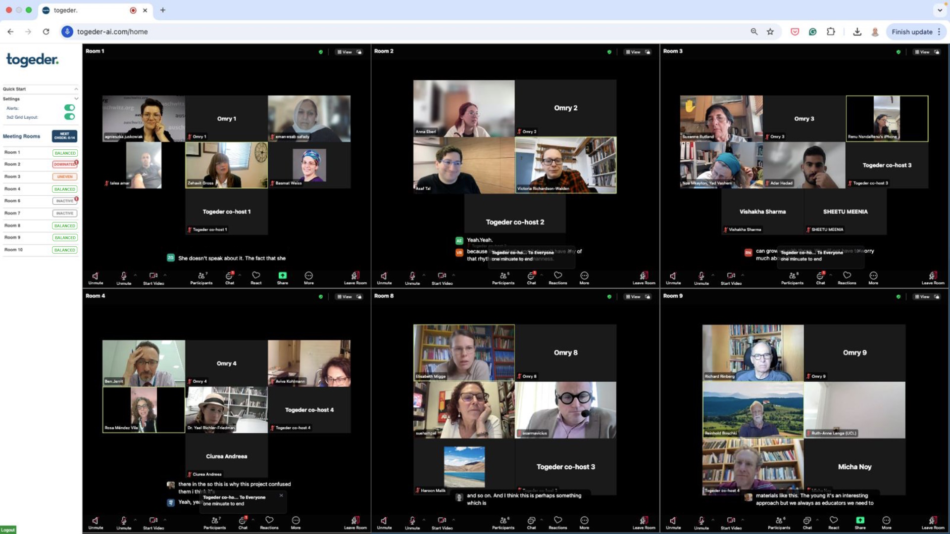 Togeder Conference Screenshot